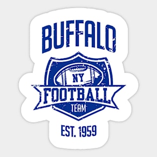 Buffalo Football Team Sticker